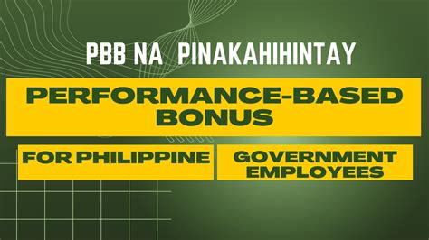 List of Bonuses for Government Employees in the Philippines  .